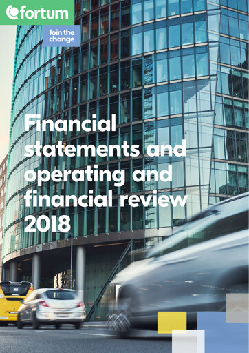 Thumbnail Fortum Financial Statement 2018