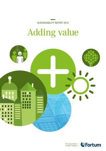 Miniature Fortum Rapport de durabilité 2012
