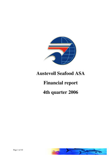 Thumbnail Austevoll Seafood  Financial Statement 2006
