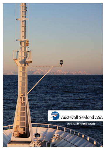 Thumbnail Austevoll Seafood  Half-year Report 2010-h1