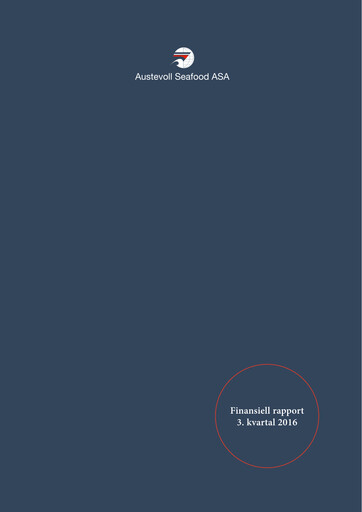 Thumbnail Austevoll Seafood  Quarterly Report 2016-q3
