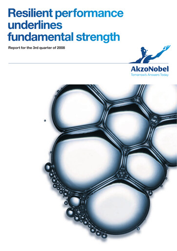 Thumbnail AkzoNobel
 Quarterly Report 2008-q3