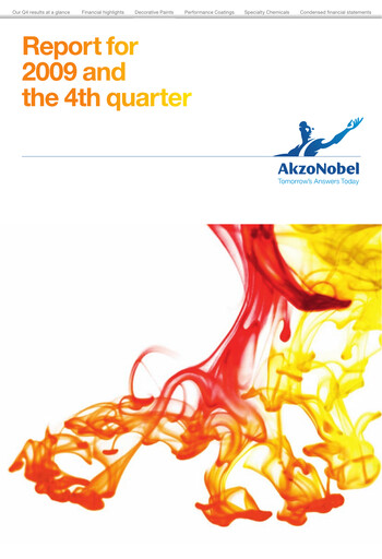 Thumbnail AkzoNobel
 Quarterly Report 2009-q4