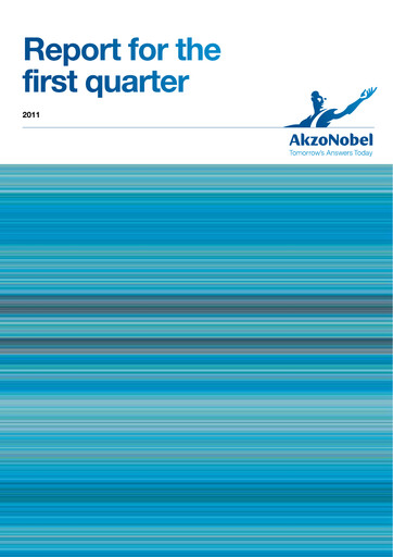 Thumbnail AkzoNobel
 Quarterly Report 2011-q1