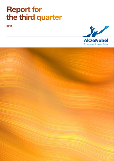 Thumbnail AkzoNobel
 Quarterly Report 2012-q3