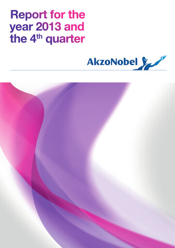 Thumbnail AkzoNobel
 Quarterly Report 2013-q4