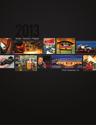 Thumbnail Rush Enterprises
 Annual Report 2013
