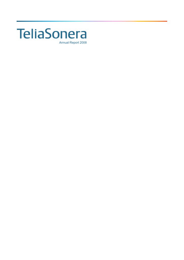 Miniature Telia Company Rapport annuel 2008