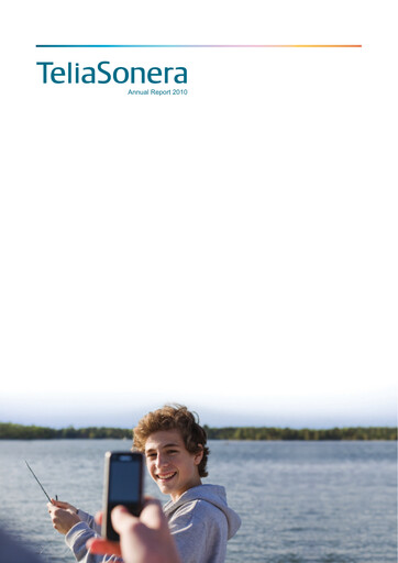 Miniature Telia Company Rapport annuel 2010