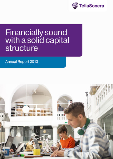 Miniature Telia Company Rapport annuel 2013