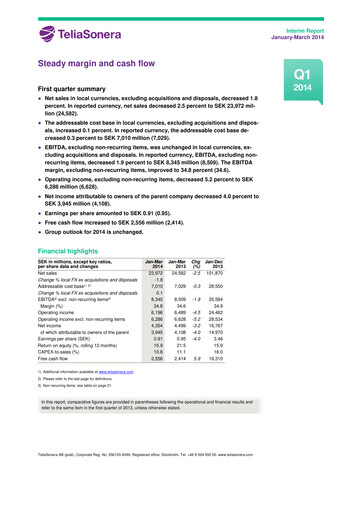 Thumbnail Telia Company Quarterly Report 2014-q1