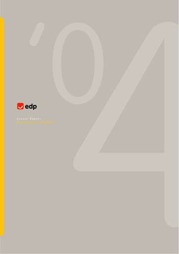 Miniature EDP Group Rapport de durabilité 2004