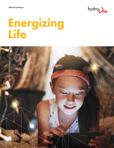 Thumbnail Hydro One
 Annual Report 2019