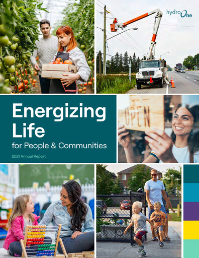 Thumbnail Hydro One
 Annual Report 2021