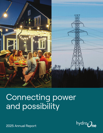 Thumbnail Hydro One
 Annual Report 2025