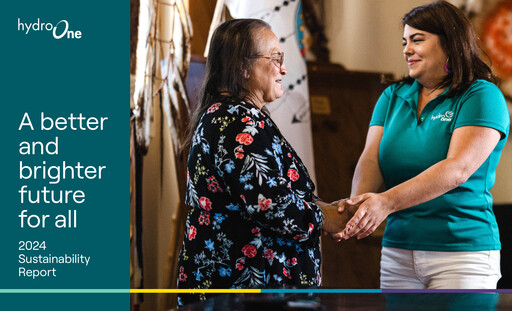 Thumbnail Hydro One
 Sustainability Report 2024