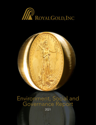Thumbnail Royal Gold
 ESG Report 2021