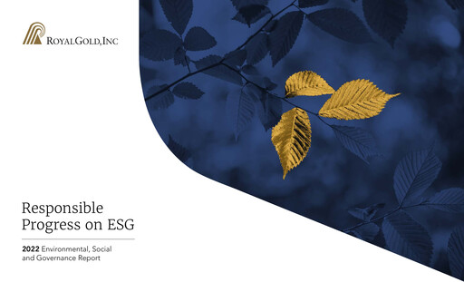 Thumbnail Royal Gold
 ESG Report 2022