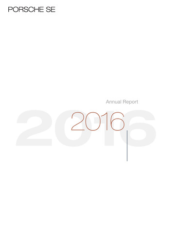 Thumbnail Porsche SE Annual Report 2016