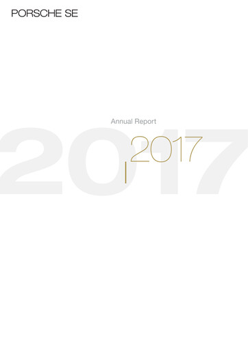 Thumbnail Porsche SE Annual Report 2017