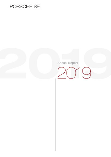 Thumbnail Porsche SE Annual Report 2019