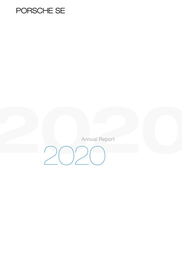Thumbnail Porsche SE Annual Report 2020