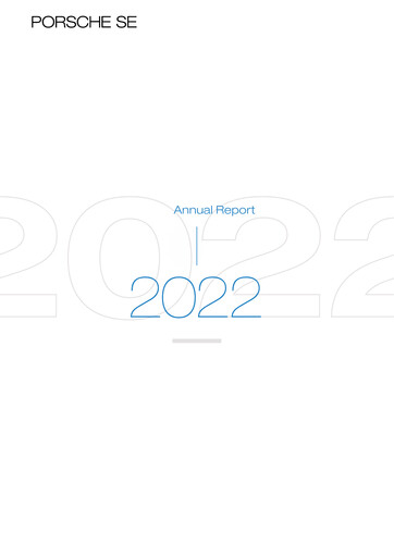 Thumbnail Porsche SE Annual Report 2022