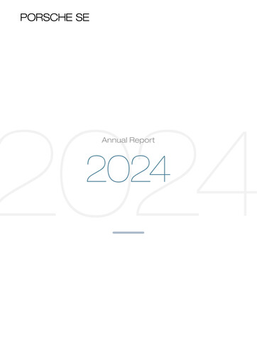 Thumbnail Porsche SE Annual Report 2024