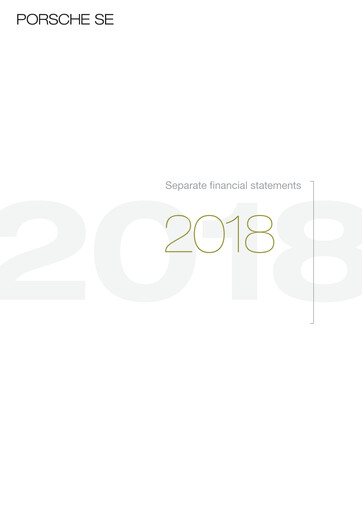 Miniature Porsche SE Bilan financier 2018