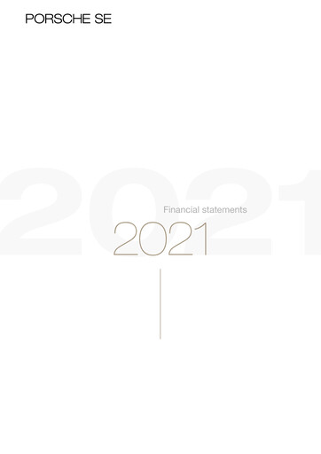 Miniature Porsche SE Bilan financier 2021