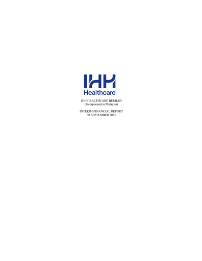 Miniature IHH Healthcare
 Rapport trimestriel 2025-q3