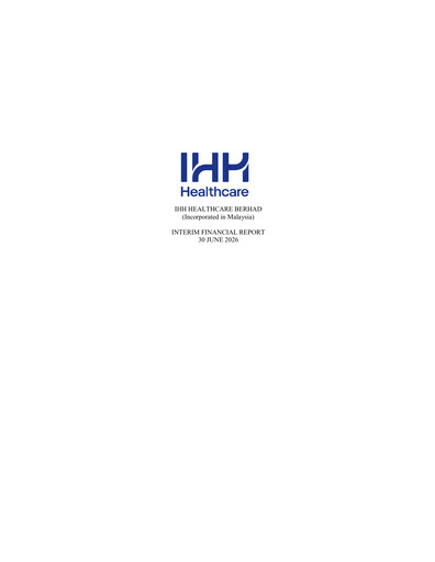 Thumbnail IHH Healthcare
 Quarterly Report 2026-q2