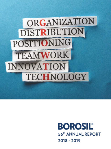 Vorschaubild Borosil Jahresbericht 2018-2019