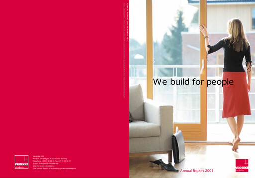 Thumbnail Veidekke Annual Report 2001