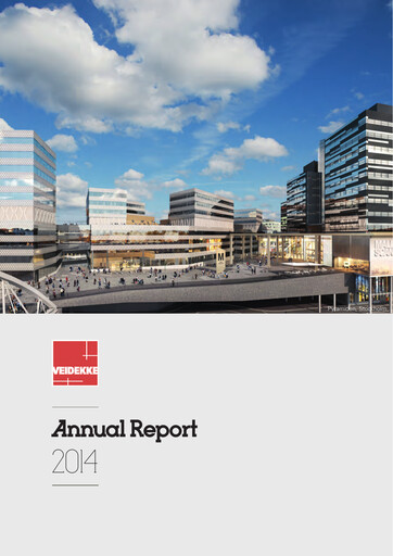 Thumbnail Veidekke Annual Report 2014