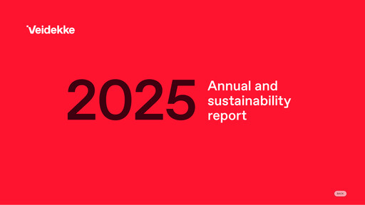 Thumbnail Veidekke Annual Report 2025
