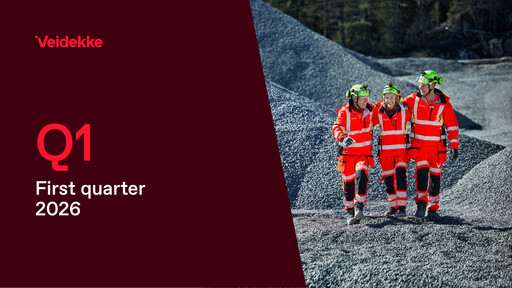 Vorschaubild Veidekke Quartalsbericht 2026-q1