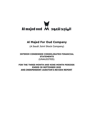 Vorschaubild Al Majed for Oud Company Finanzmitteilung 2025-9m