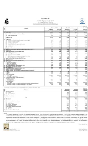 Miniature JK Paper Rapport trimestriel 2010-q2