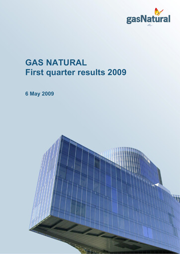 Vorschaubild Naturgy Quartalsbericht 2009-q1