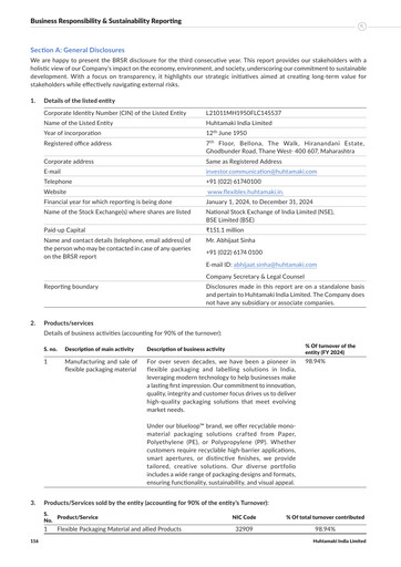 Thumbnail Huhtamaki India
 ESG Report 2024