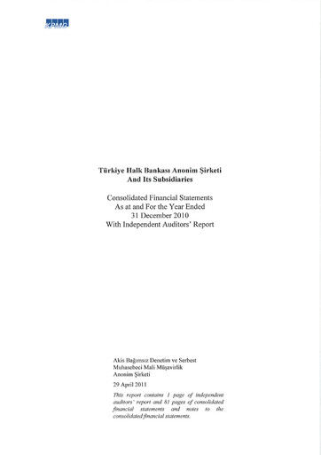 Thumbnail Halkbank Financial Statement 2010