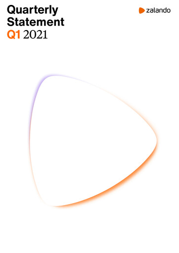Thumbnail Zalando Quarterly Report 2021-q1