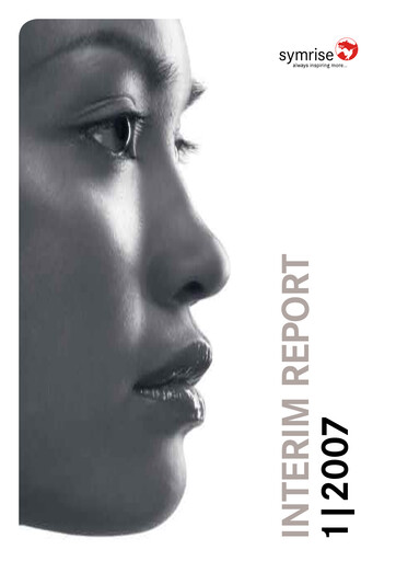 Thumbnail Symrise Quarterly Report 2007-q1