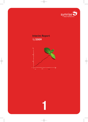 Thumbnail Symrise Quarterly Report 2009-q1