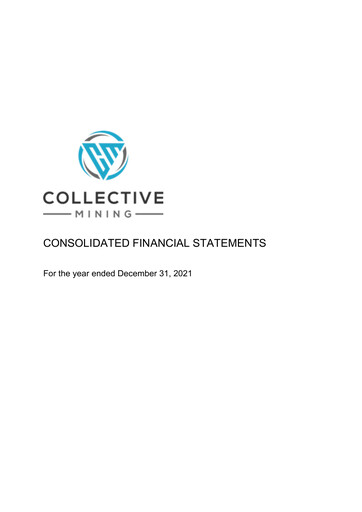 Thumbnail Collective Mining Financial Statement 2021