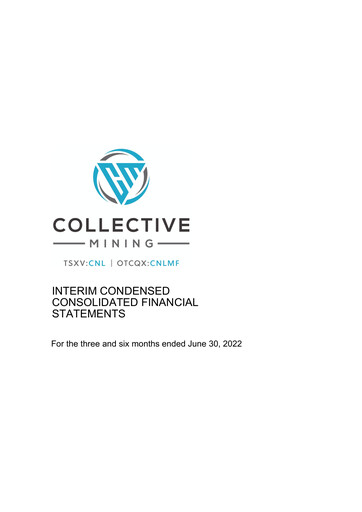 Thumbnail Collective Mining Financial Statement 2022-q2
