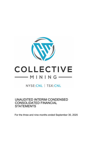 Thumbnail Collective Mining Financial Statement 2025-q3