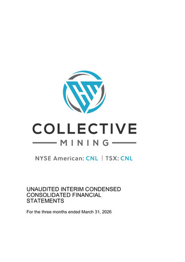 Thumbnail Collective Mining Financial Statement 2026-q1