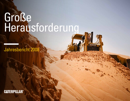 Thumbnail Caterpillar Annual Report 2008